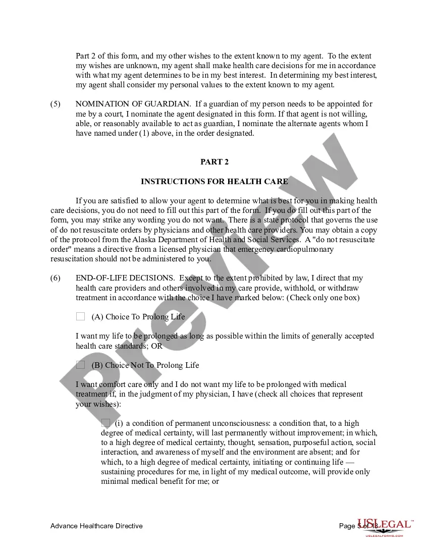 Preview Statutory Advance Health Care Directive