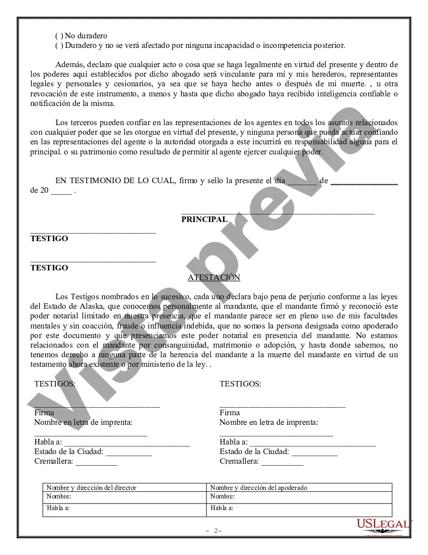 Preview Poder Notarial Limitado para Transacciones de Acciones y Poderes Corporativos