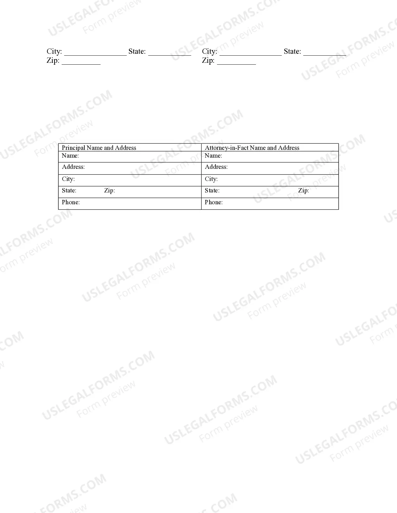 Preview Special Durable Power of Attorney for Bank Account Matters