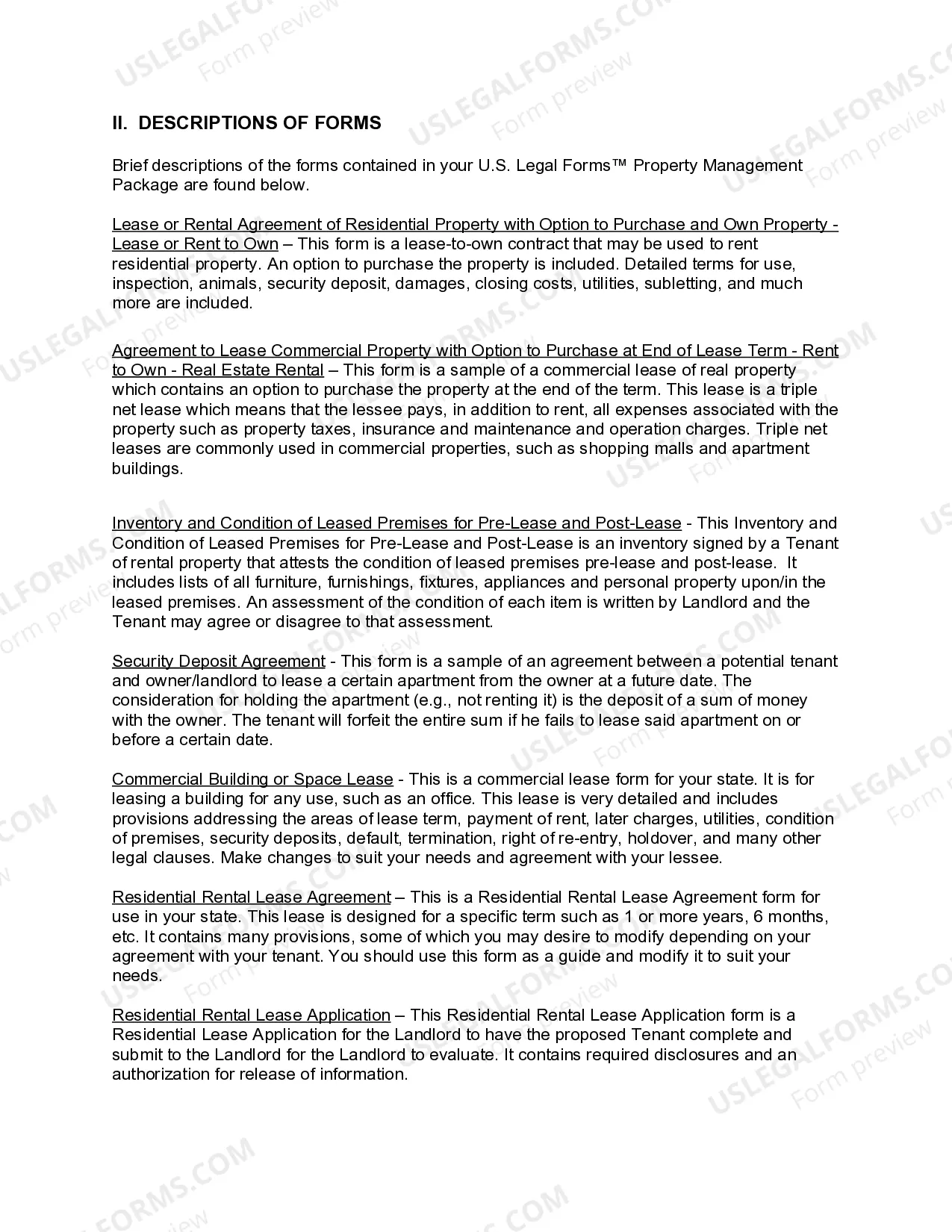 Preview Alaska Property Management Package