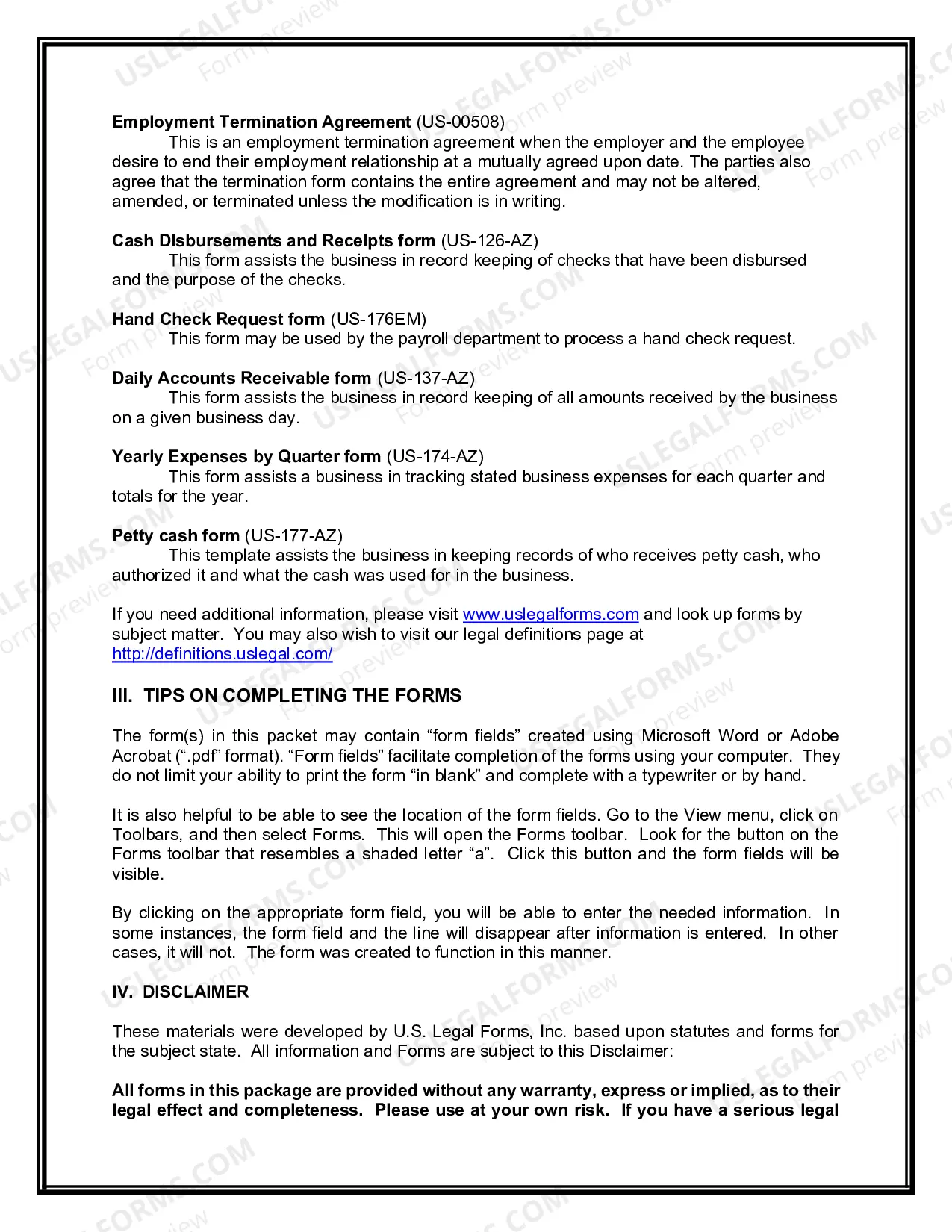 Preview Alaska Sole Proprietorship Essential Startup Kit