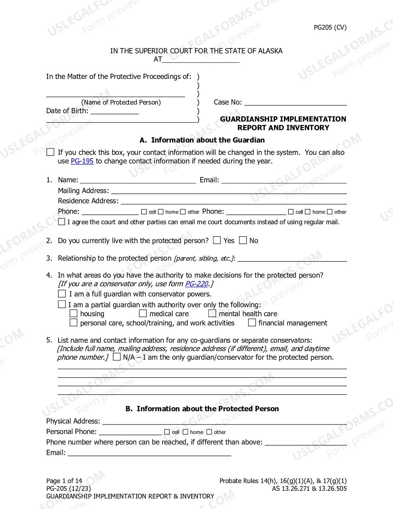 Preview Guardianship Implementation Report and Inventory