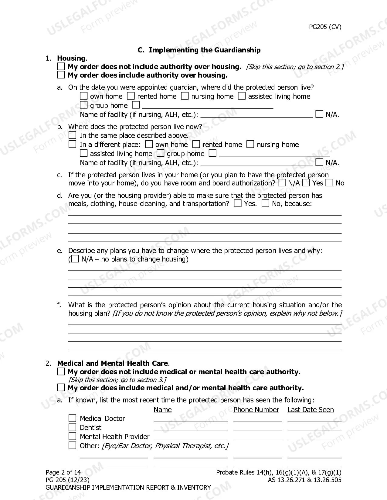 Preview Guardianship Implementation Report and Inventory