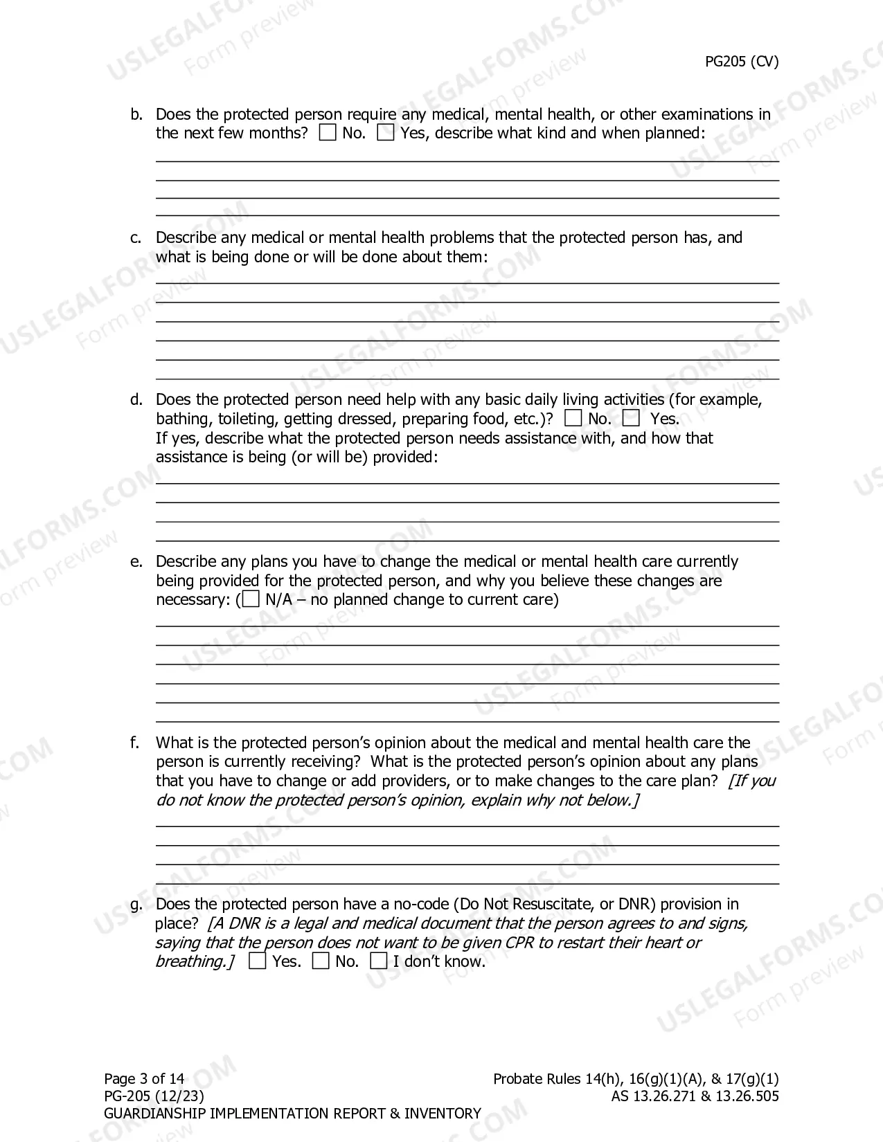 Preview Guardianship Implementation Report and Inventory