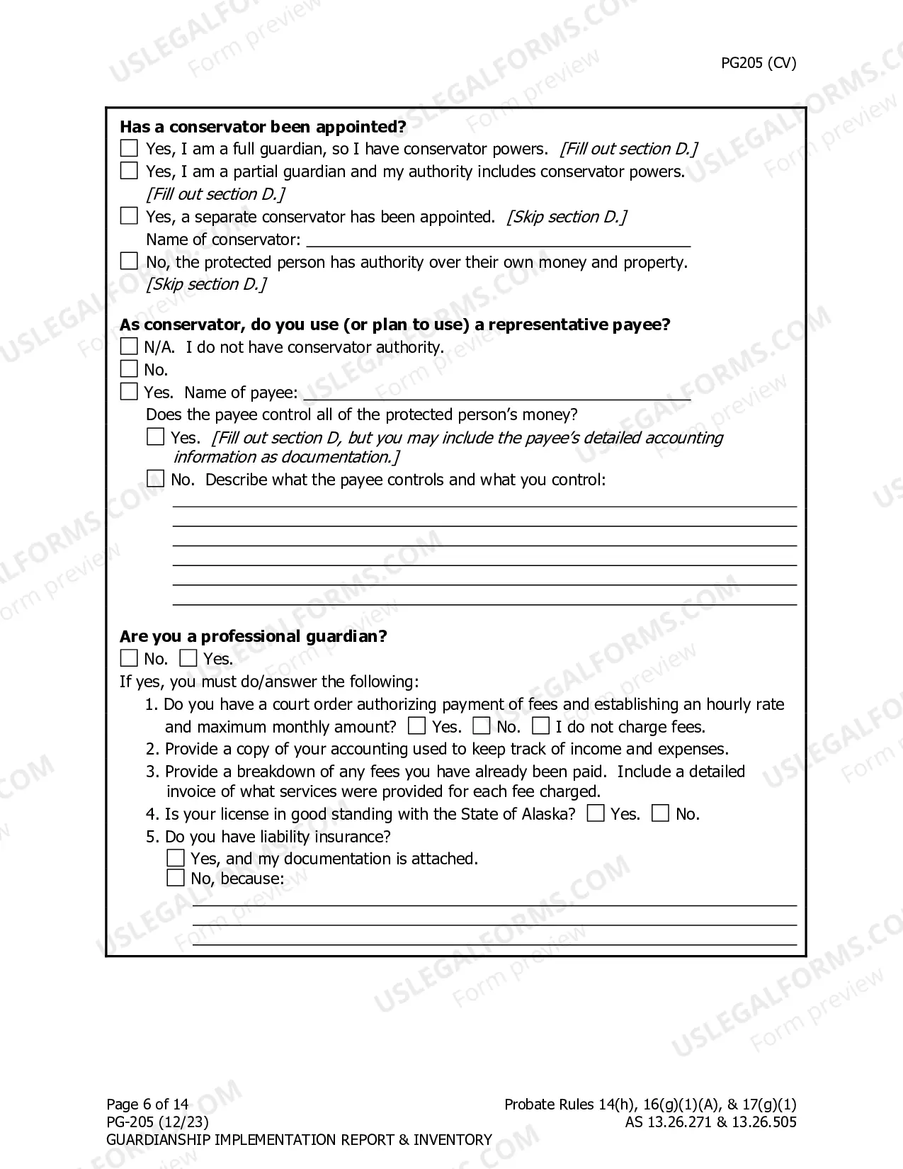 Preview Guardianship Implementation Report and Inventory