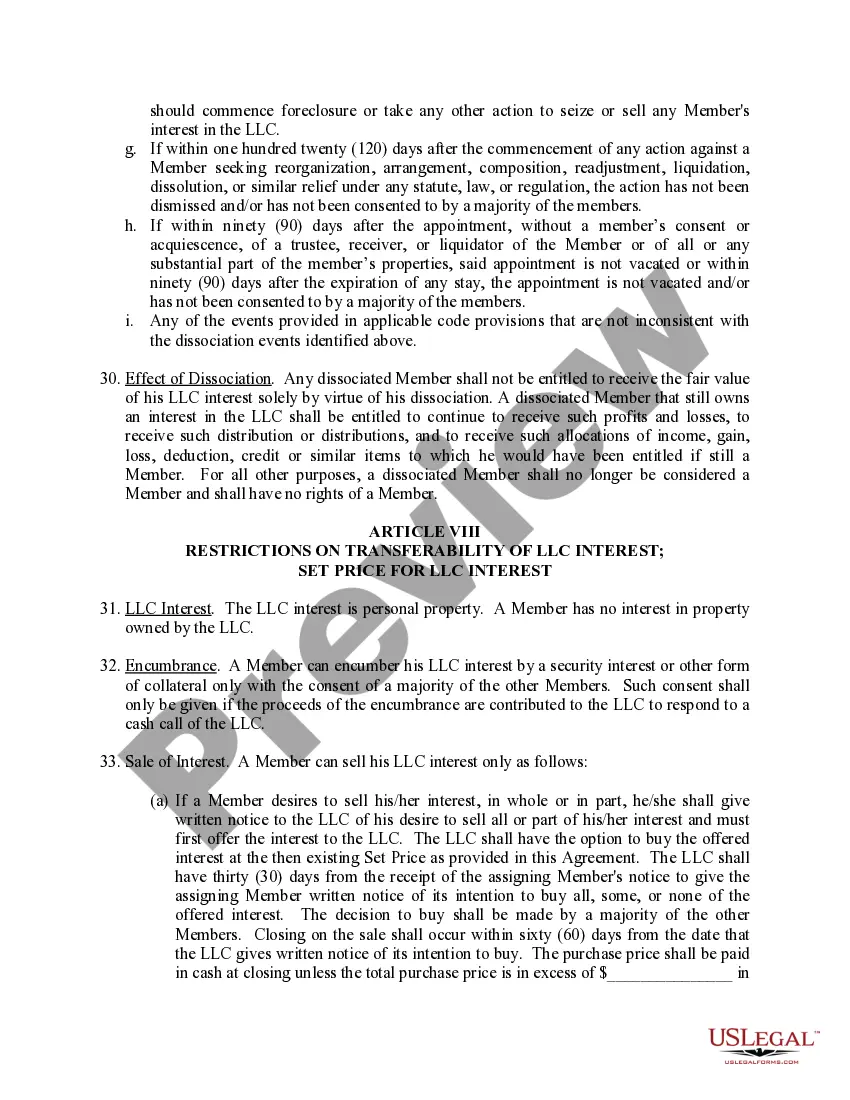 Get Sample Operating Agreement for Professional Limited Liability Company PLLC Preview Sample Operating Agreement for Professional Limited Liability Company PLLC