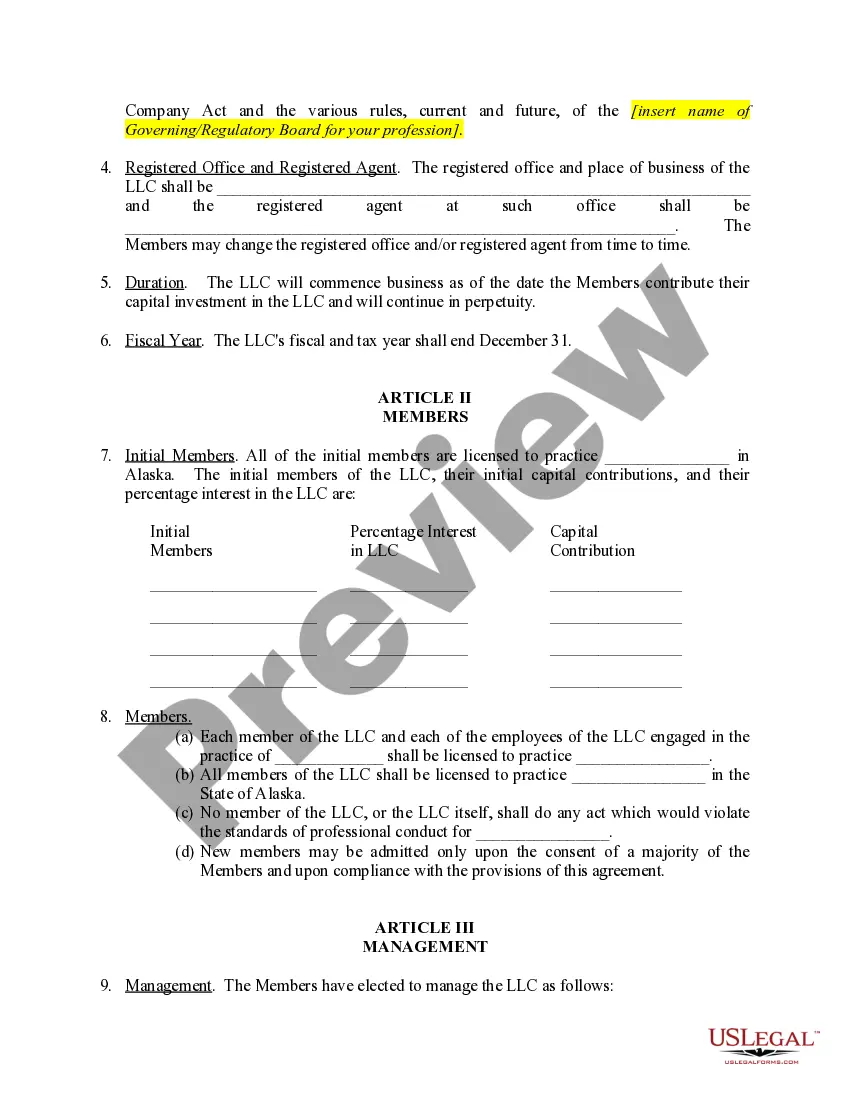 Get Sample Operating Agreement for Professional Limited Liability Company PLLC Preview Sample Operating Agreement for Professional Limited Liability Company PLLC