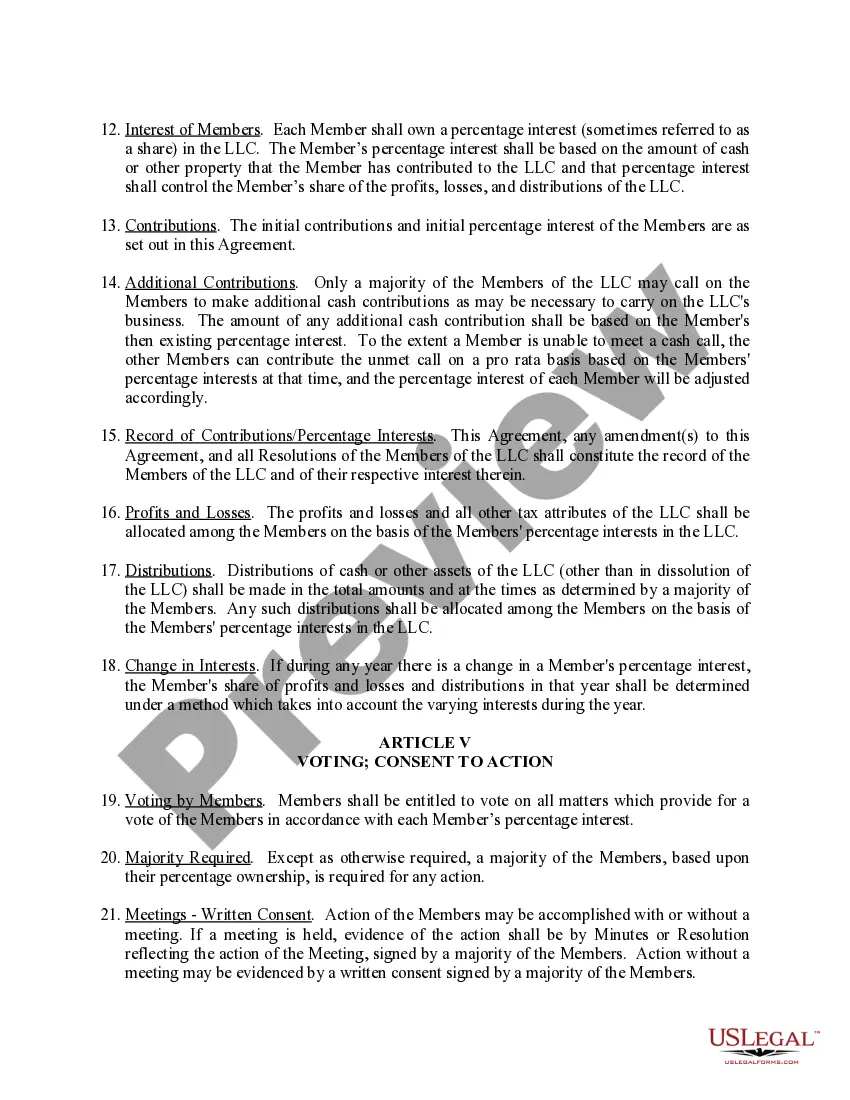 Get Sample Operating Agreement for Professional Limited Liability Company PLLC Preview Sample Operating Agreement for Professional Limited Liability Company PLLC