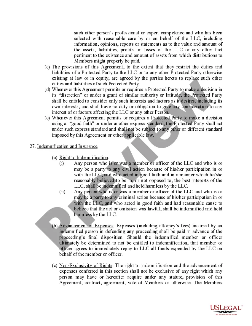 Get Sample Operating Agreement for Professional Limited Liability Company PLLC Preview Sample Operating Agreement for Professional Limited Liability Company PLLC
