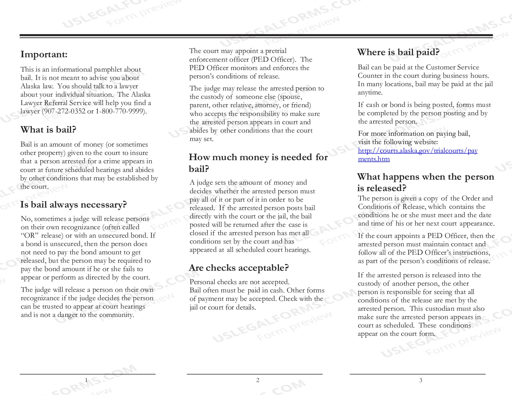 Preview Bail - Answers to Some Common Questions
