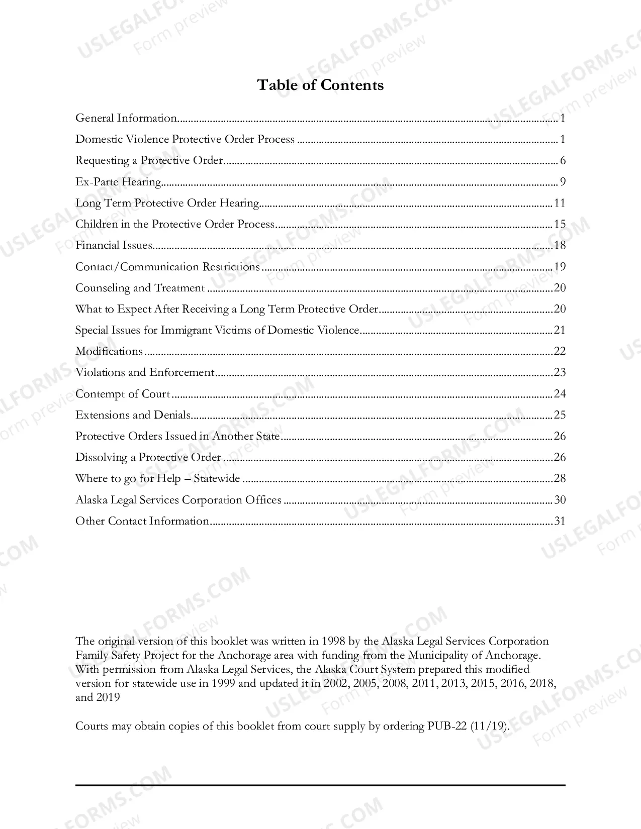 Preview How to Represent Yourself in Alaska's Domestic Violence Protective Order Process