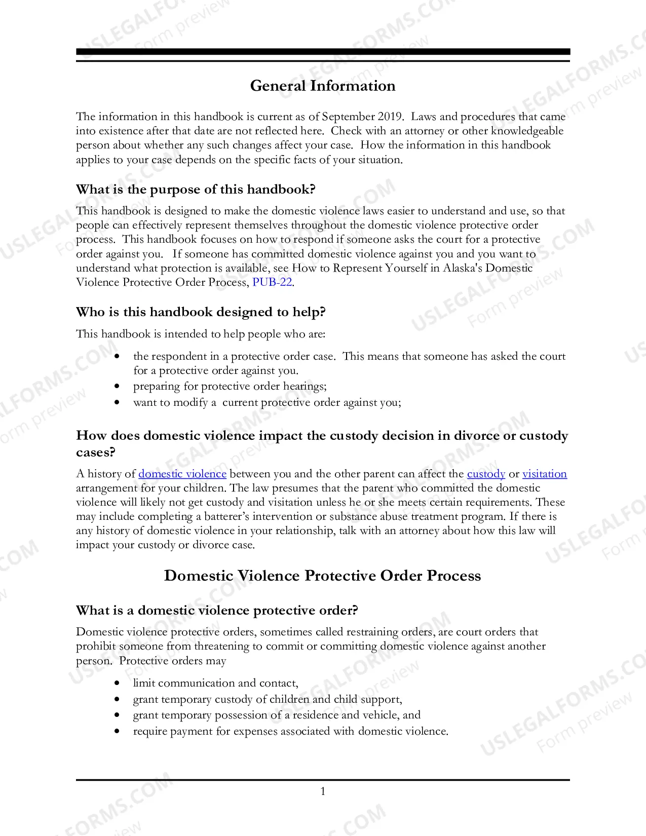 Preview What to Do When Someone Files a Domestic Violence Protective Order Against You