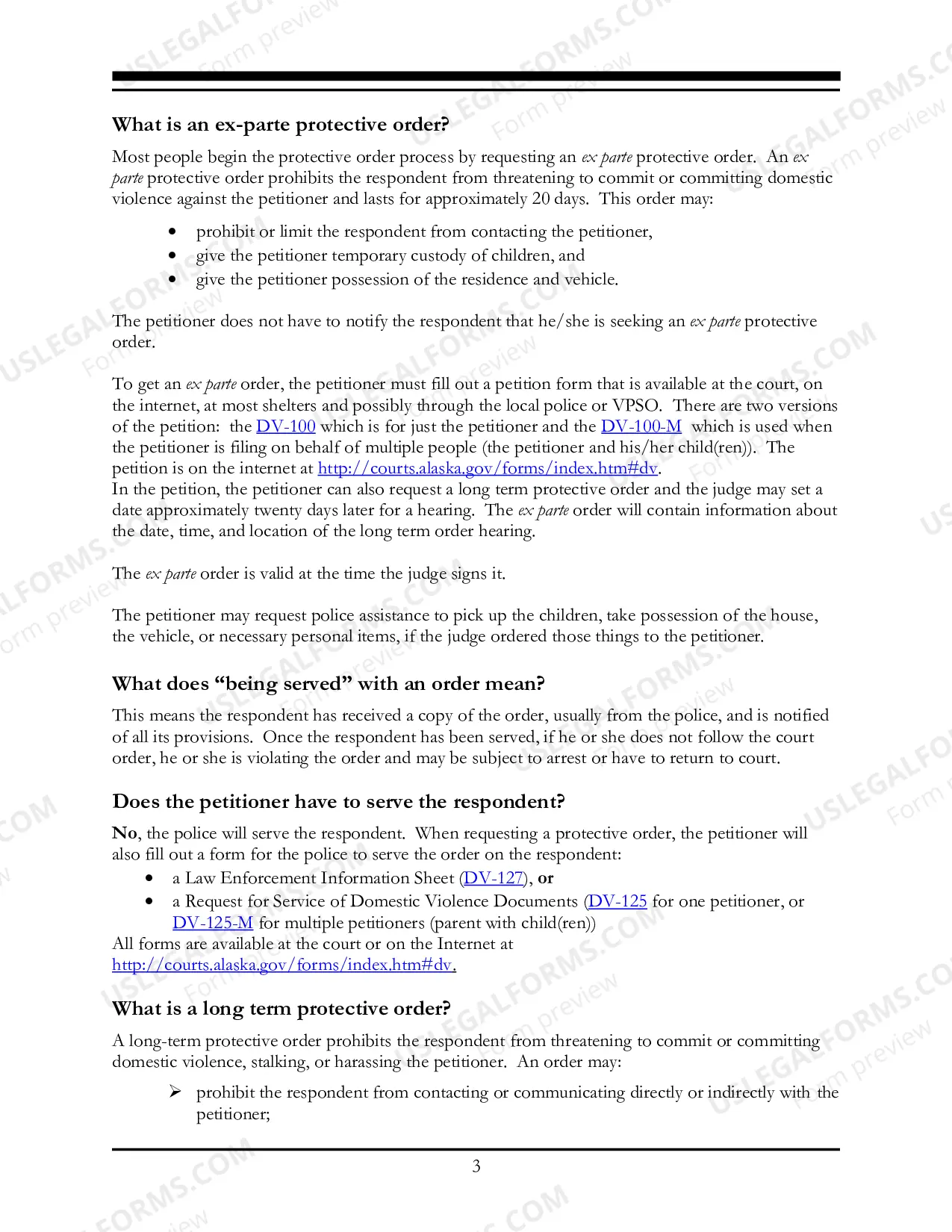 Preview What to Do When Someone Files a Domestic Violence Protective Order Against You