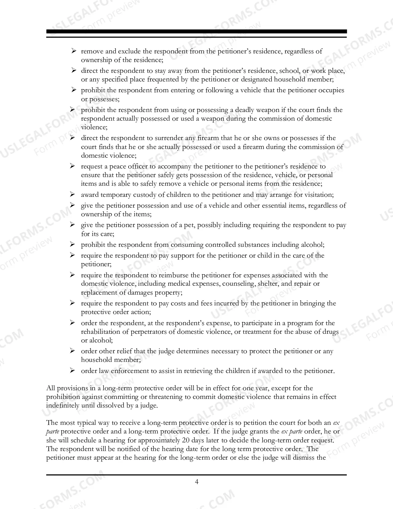 Preview What to Do When Someone Files a Domestic Violence Protective Order Against You