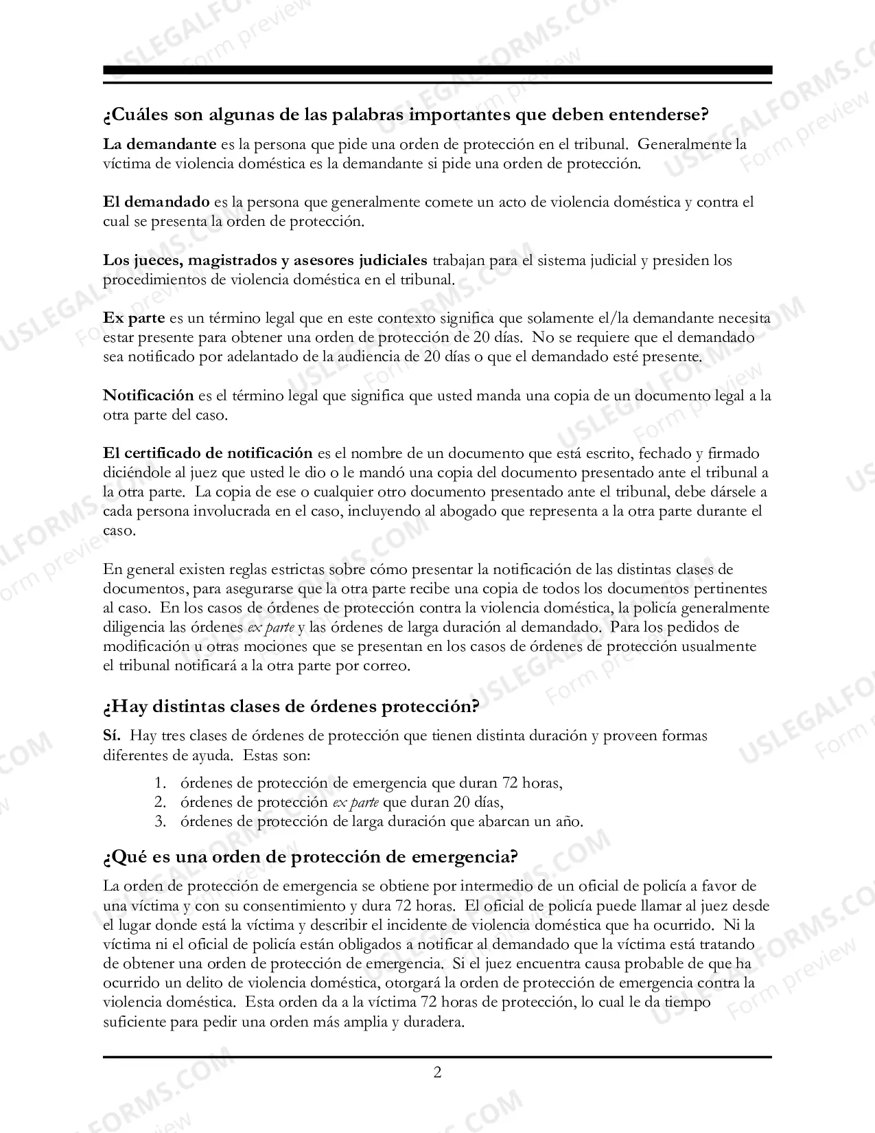 Preview Que Hacer Cuando Alguien Solicita Una Orden De Proteccion De Violencia Domestica Contra Usted