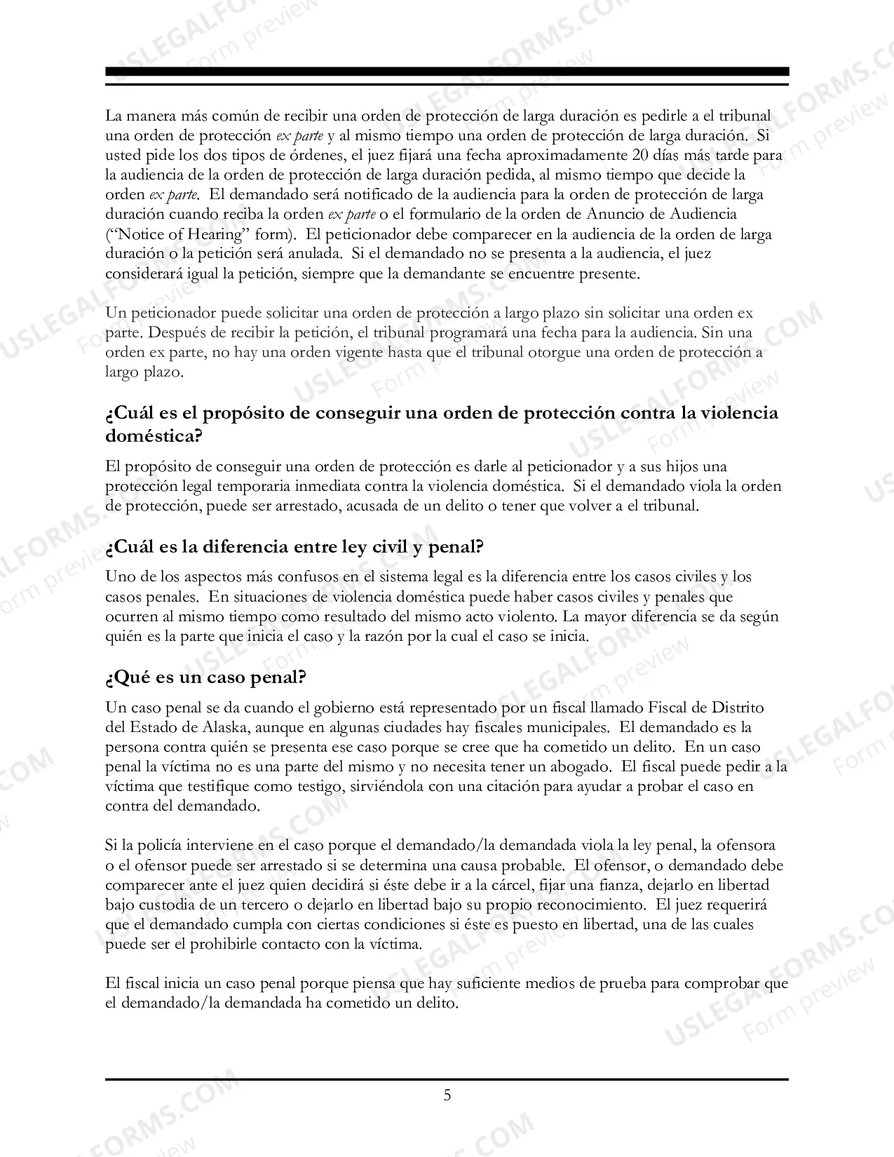 Preview Que Hacer Cuando Alguien Solicita Una Orden De Proteccion De Violencia Domestica Contra Usted