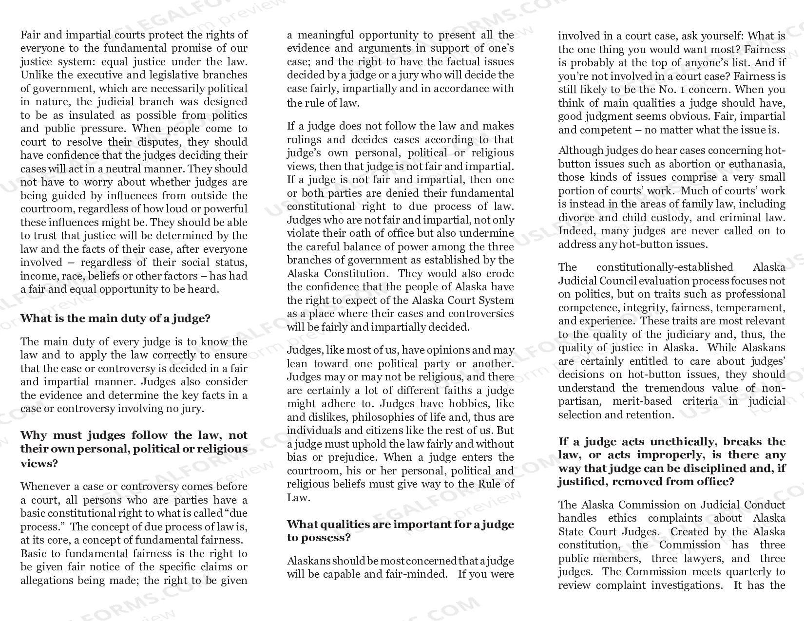 Preview Fair and Impartial Courts - Why You Should Care
