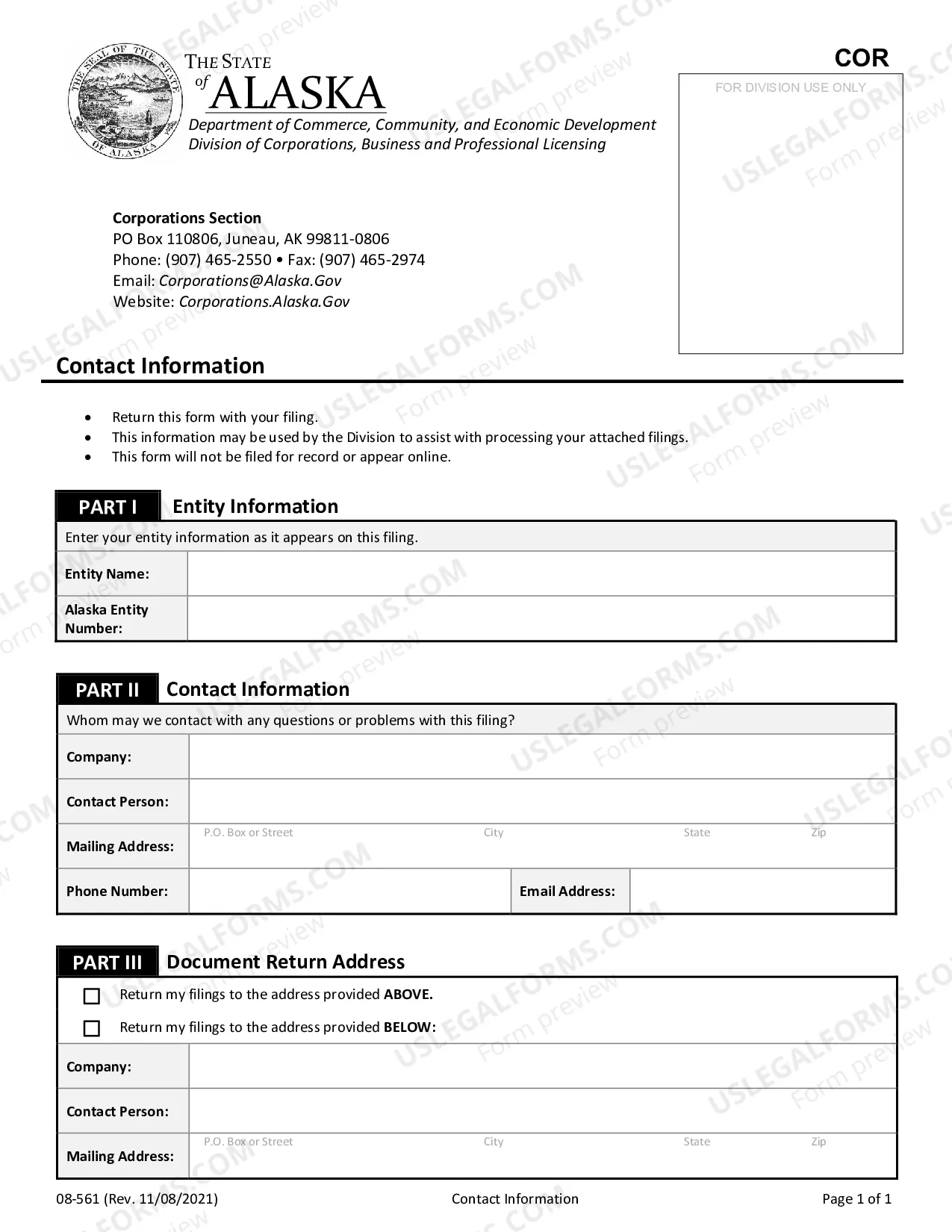 Preview Certificate of Cancellation (Foreign LLC)