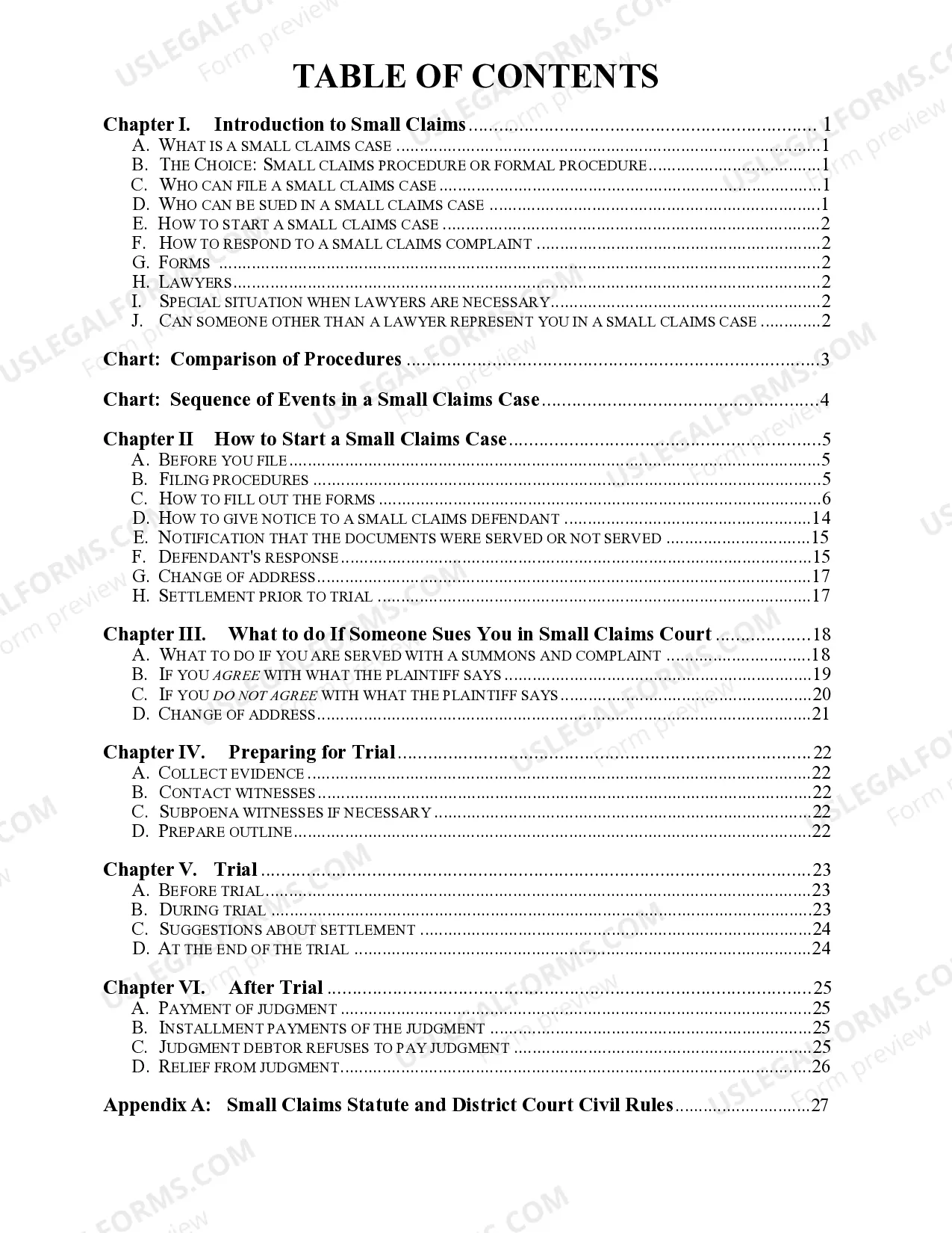 Preview Small Claims Handbook