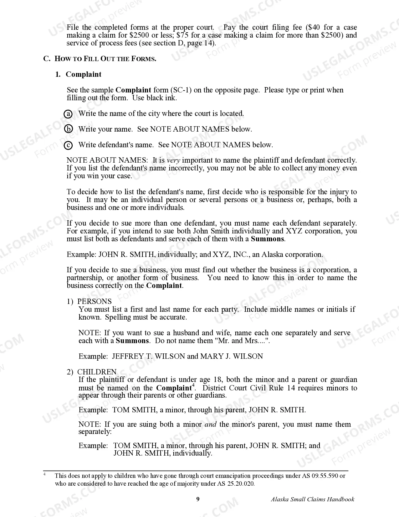 Preview Small Claims Handbook