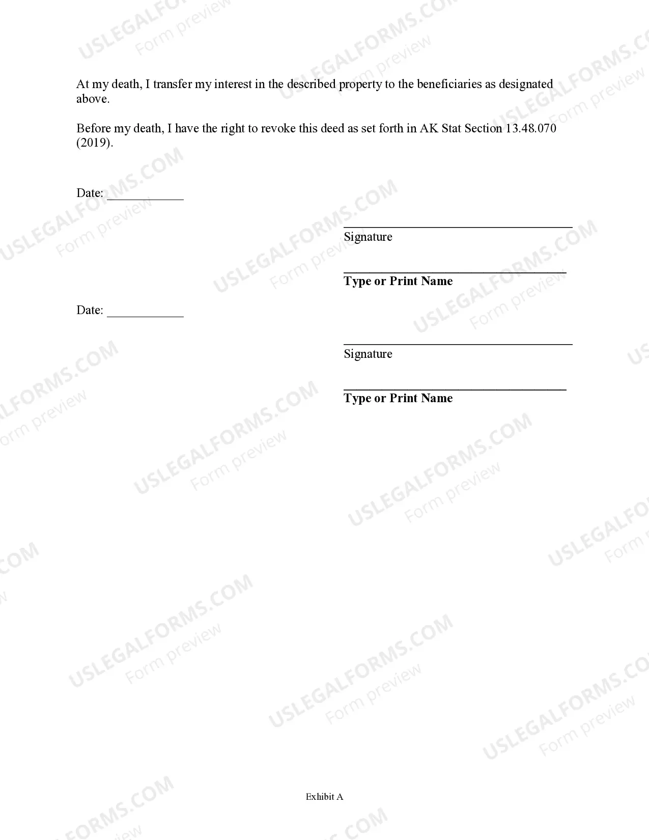 Preview Transfer on Death Deed or TOD - Beneficiary Deed for Two Individuals to Married Beneficiaries