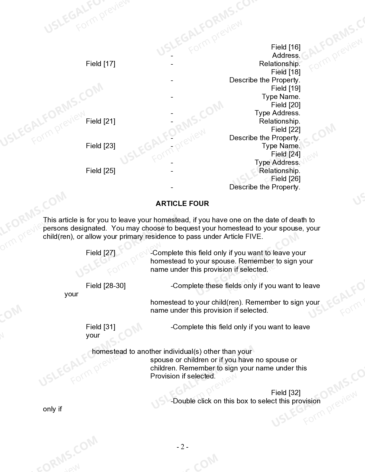 Alaska Last Will and Testament for other Persons - Ak Last Will | US ...