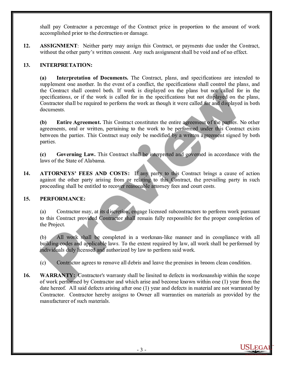 page 2 Drainage Contract for Contractor preview