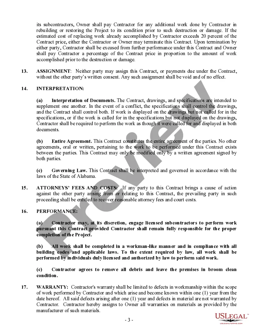 Preview Construction Contract Cost Plus or Fixed Fee