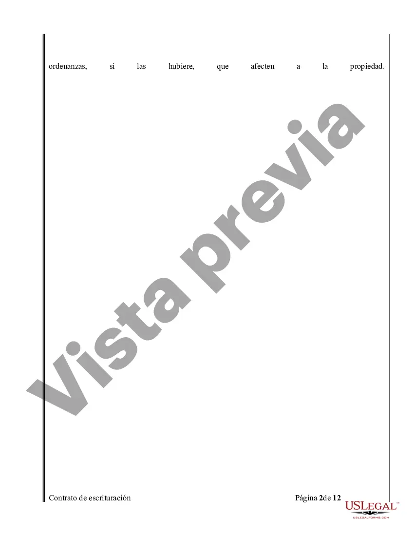 Preview Acuerdo o Contrato de Escritura de Venta y Compra de Bienes Raíces a/k/a Terreno o Contrato de Ejecución