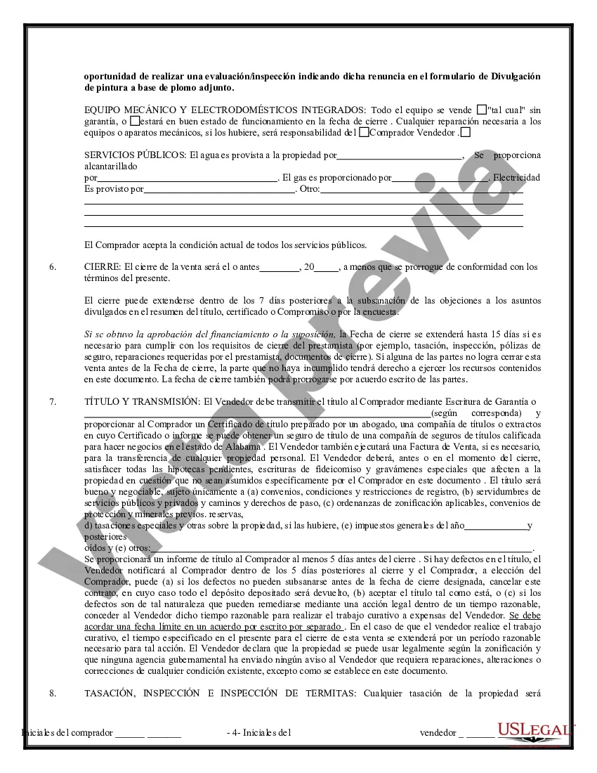 Preview Contrato de Compraventa de Bienes Inmuebles sin Corredor para Acuerdo de Venta de Casa Residencial