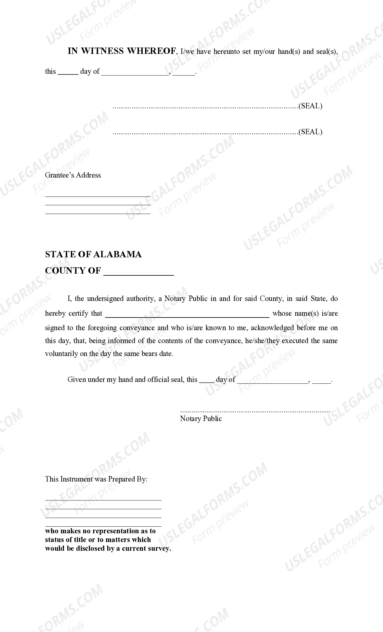 Preview Warranty Deed to Corporation