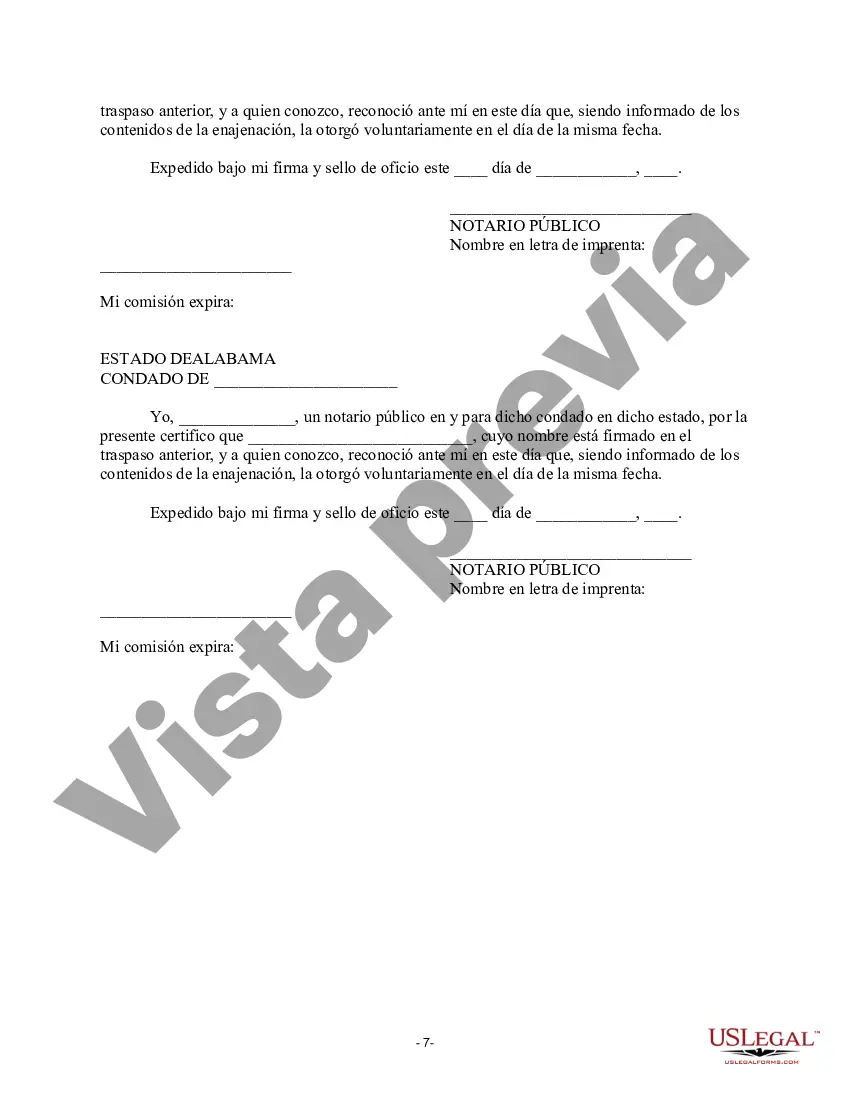 Preview Acuerdo prematrimonial prenupcial de Alabama con estados financieros