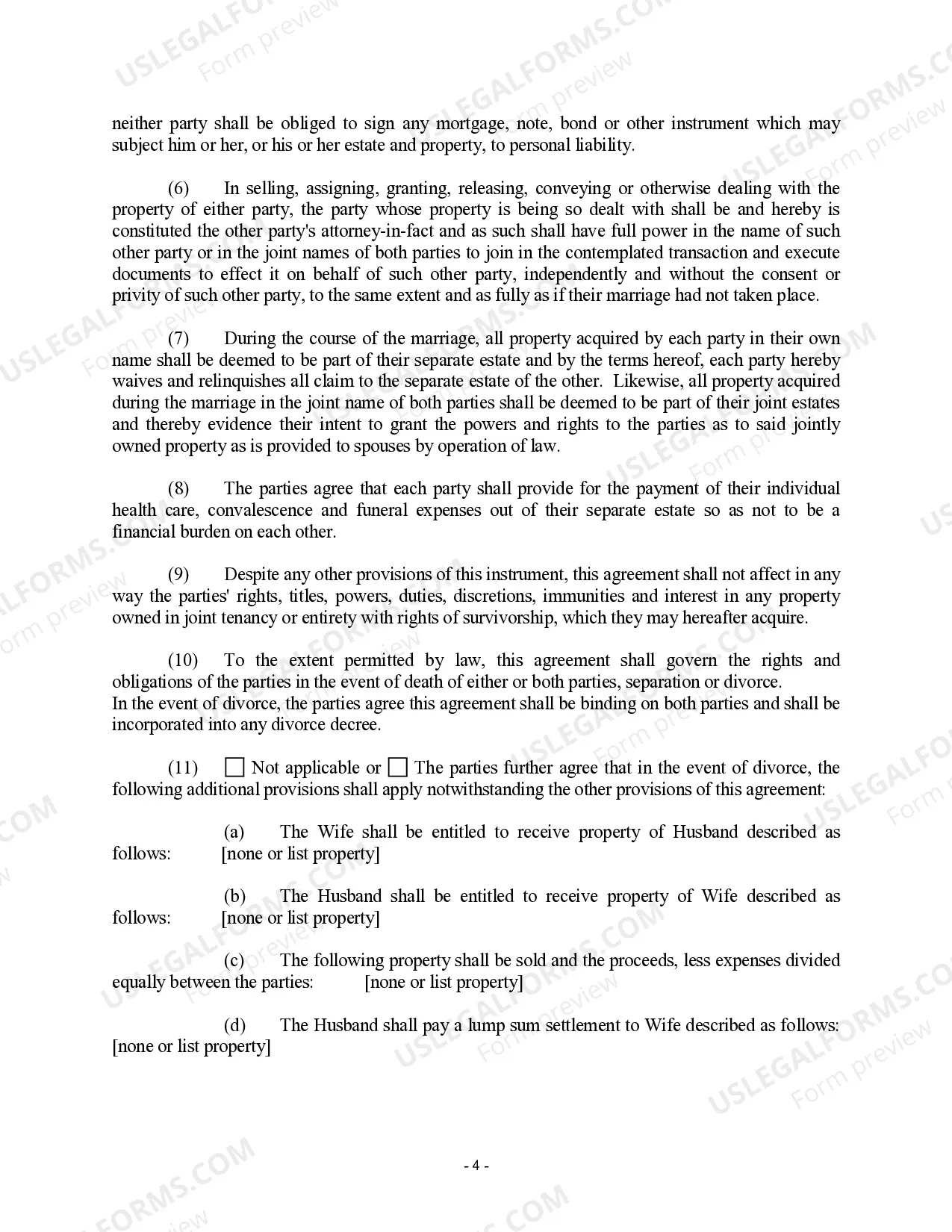 Preview Alabama Prenuptial Premarital Agreement with Financial Statements