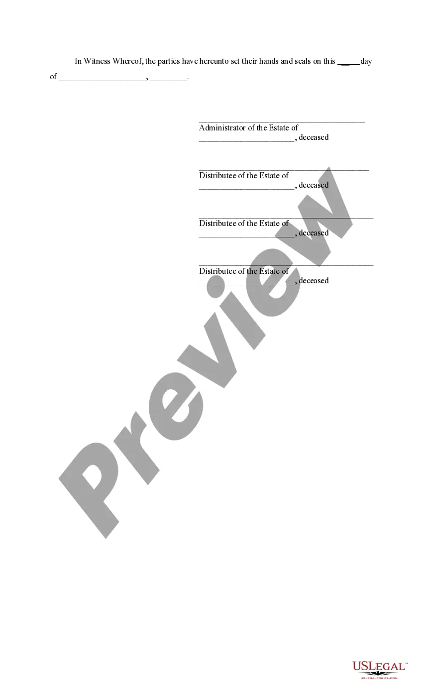 Preview Petition For Consent Settlement of Administration