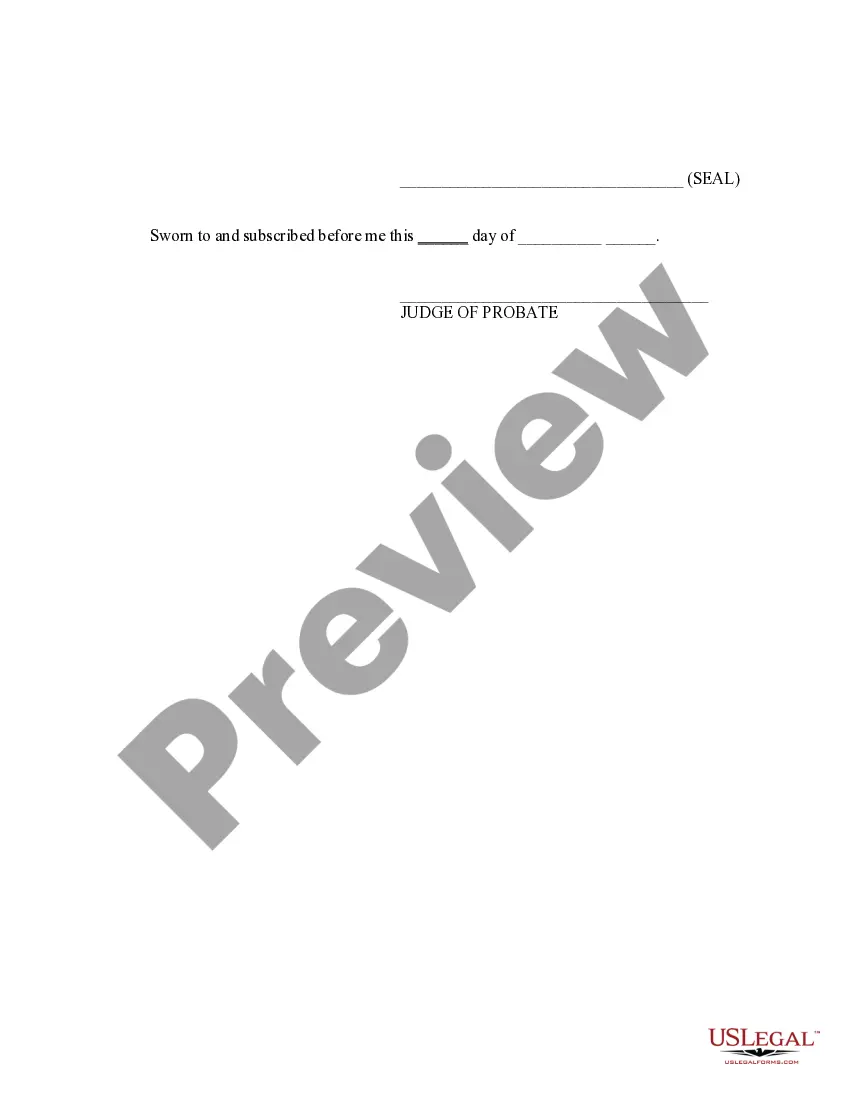 Preview Proof of Will - Non-Self-Proving