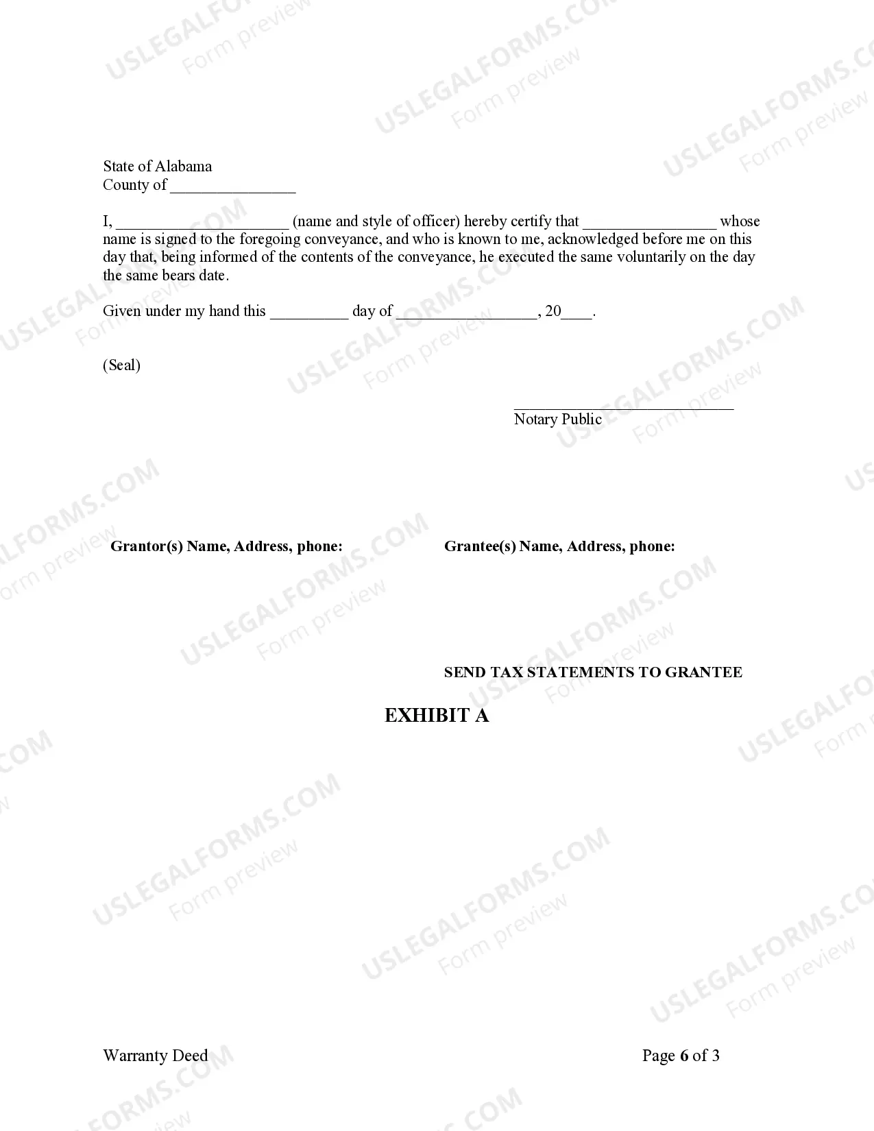 Preview Warranty Deed from Husband and Wife to a Trust