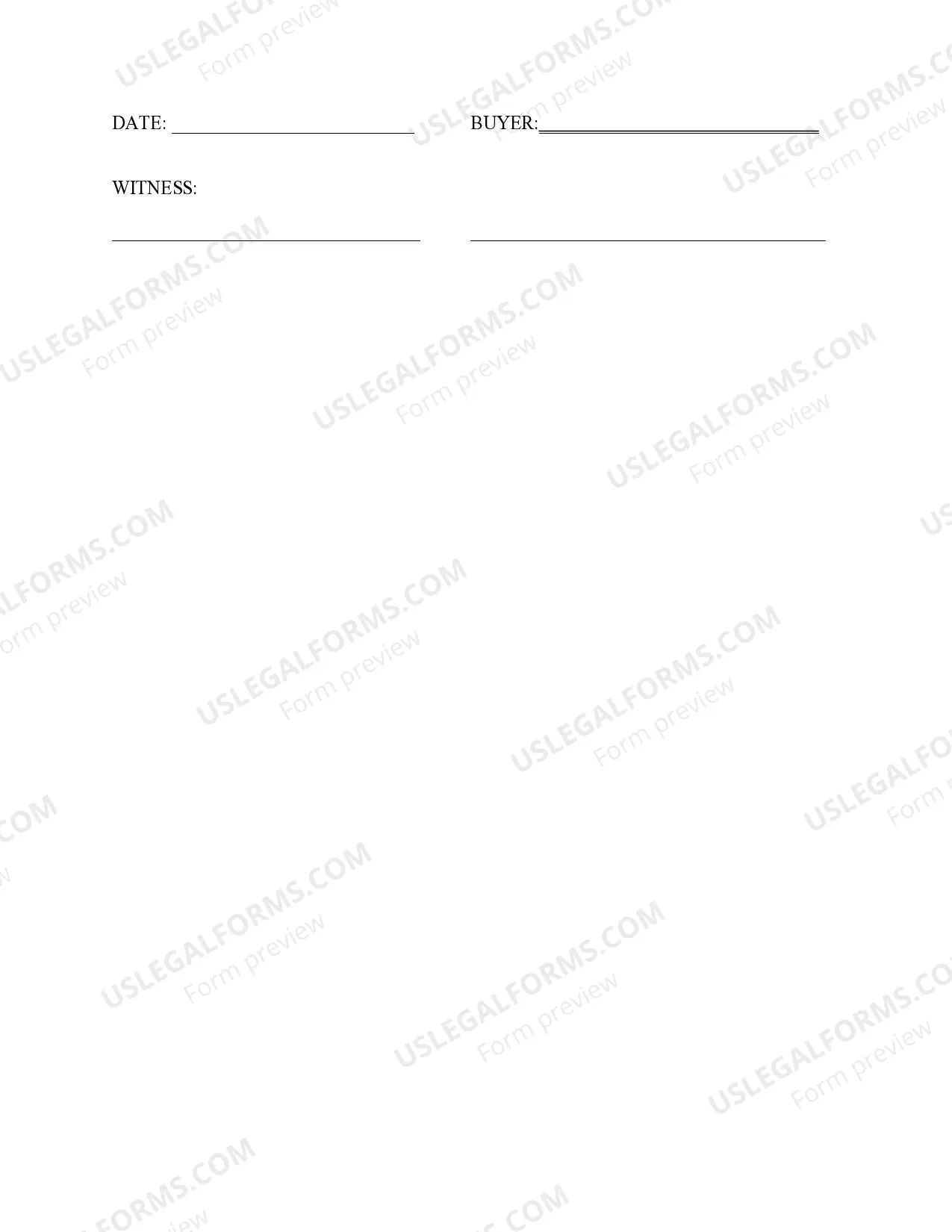 Preview Contract for Sale of Real Estate