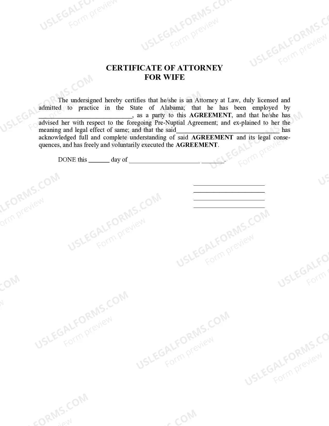 Preview Premarital or Prenuptial Agreement