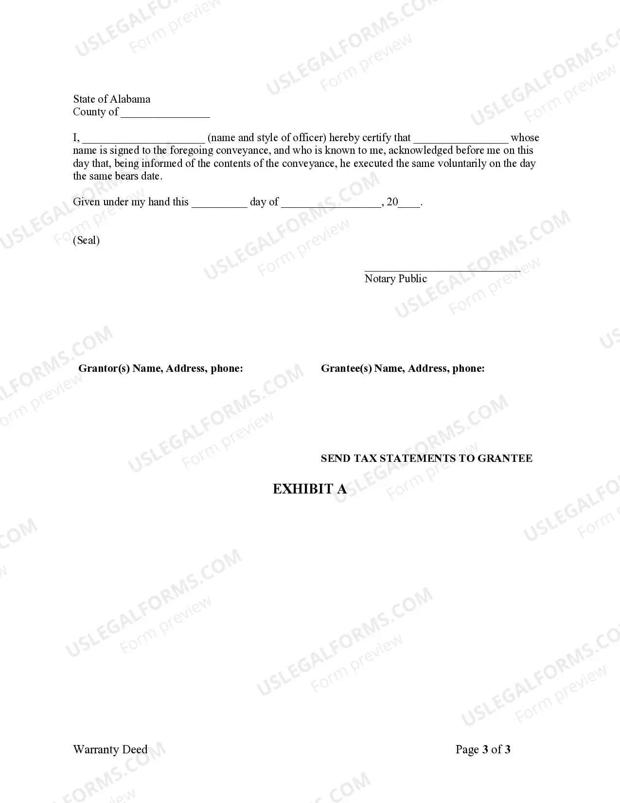Preview Warranty Deed from Husband to Himself and Wife