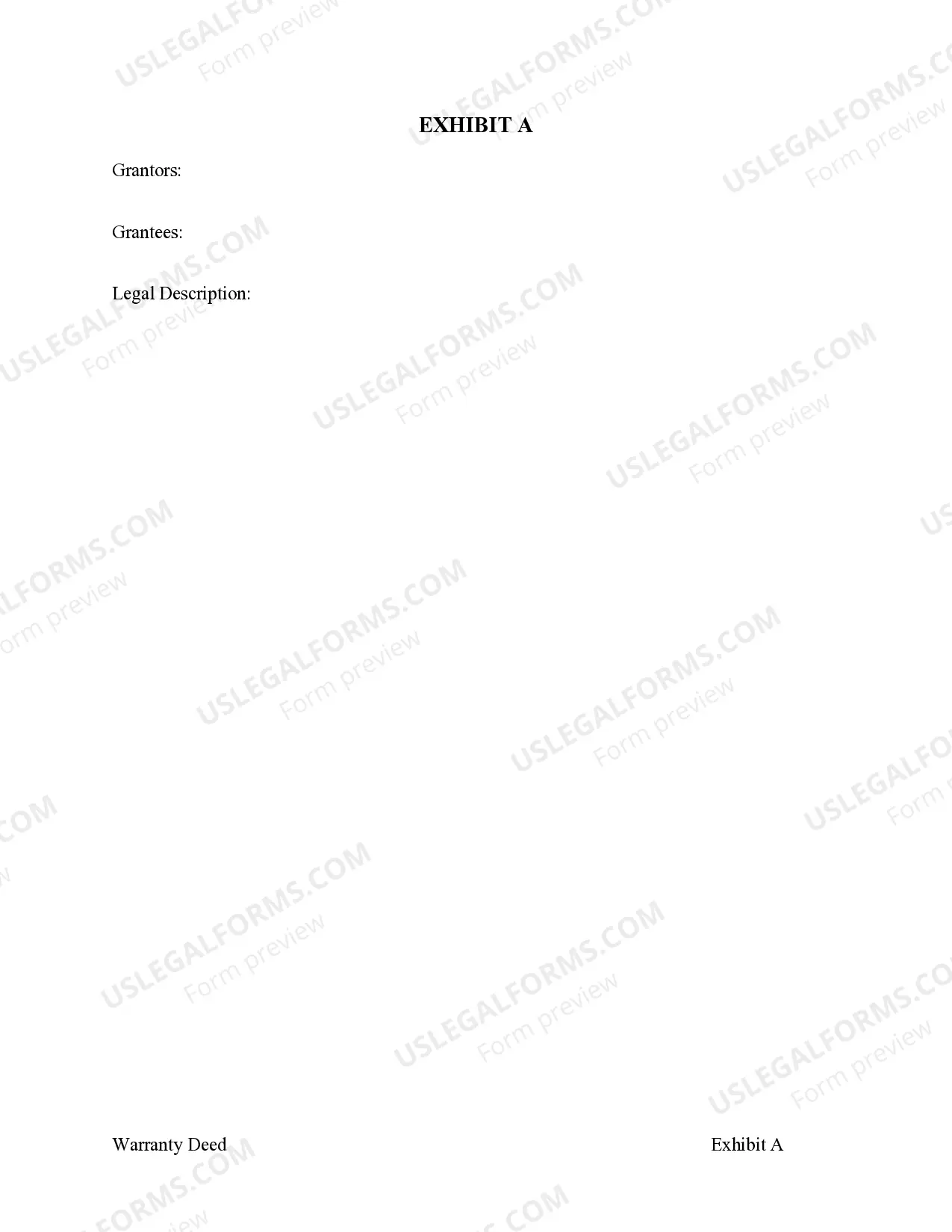 Preview Warranty Deed from Husband and Wife to Husband and Wife