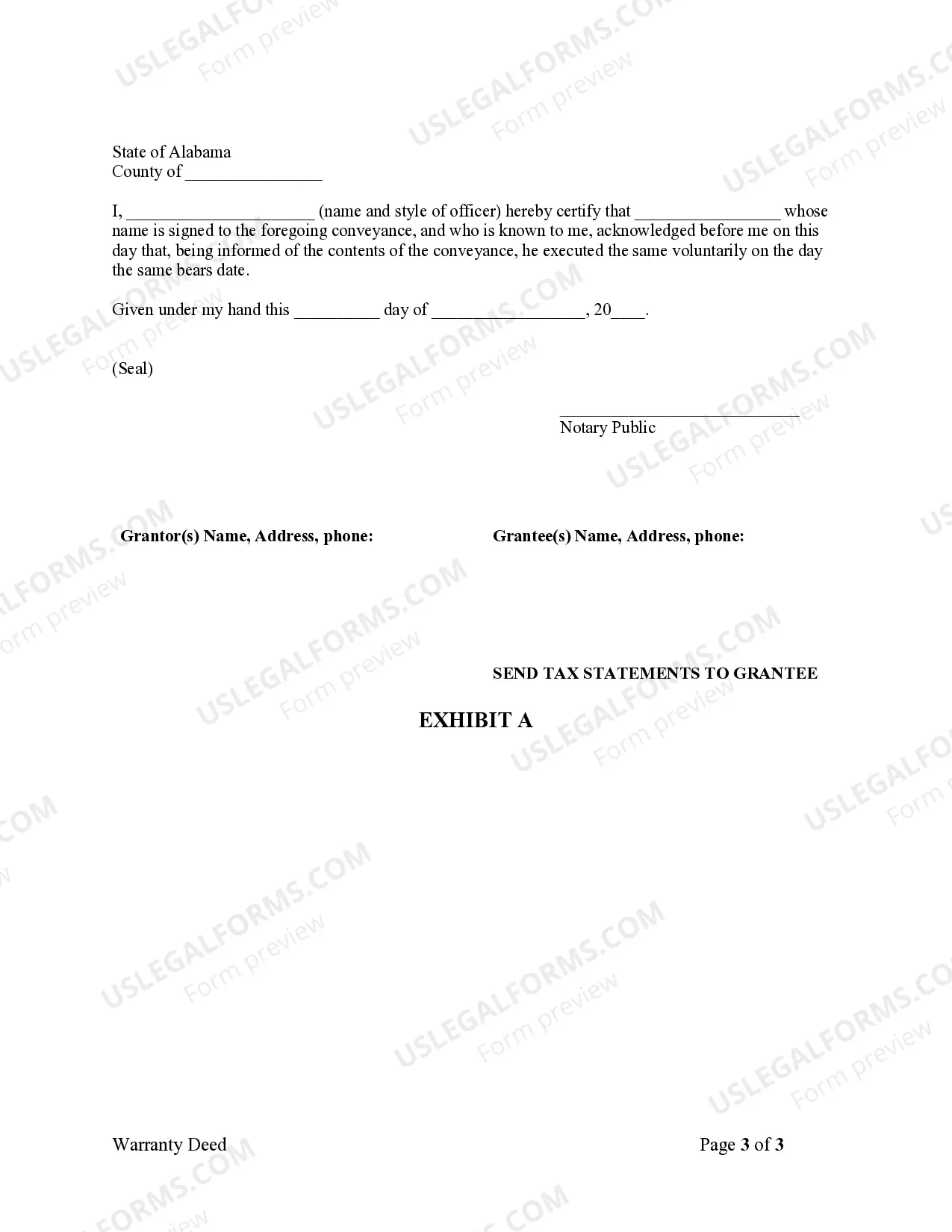 Preview Warranty Deed from Husband and Wife to an Individual