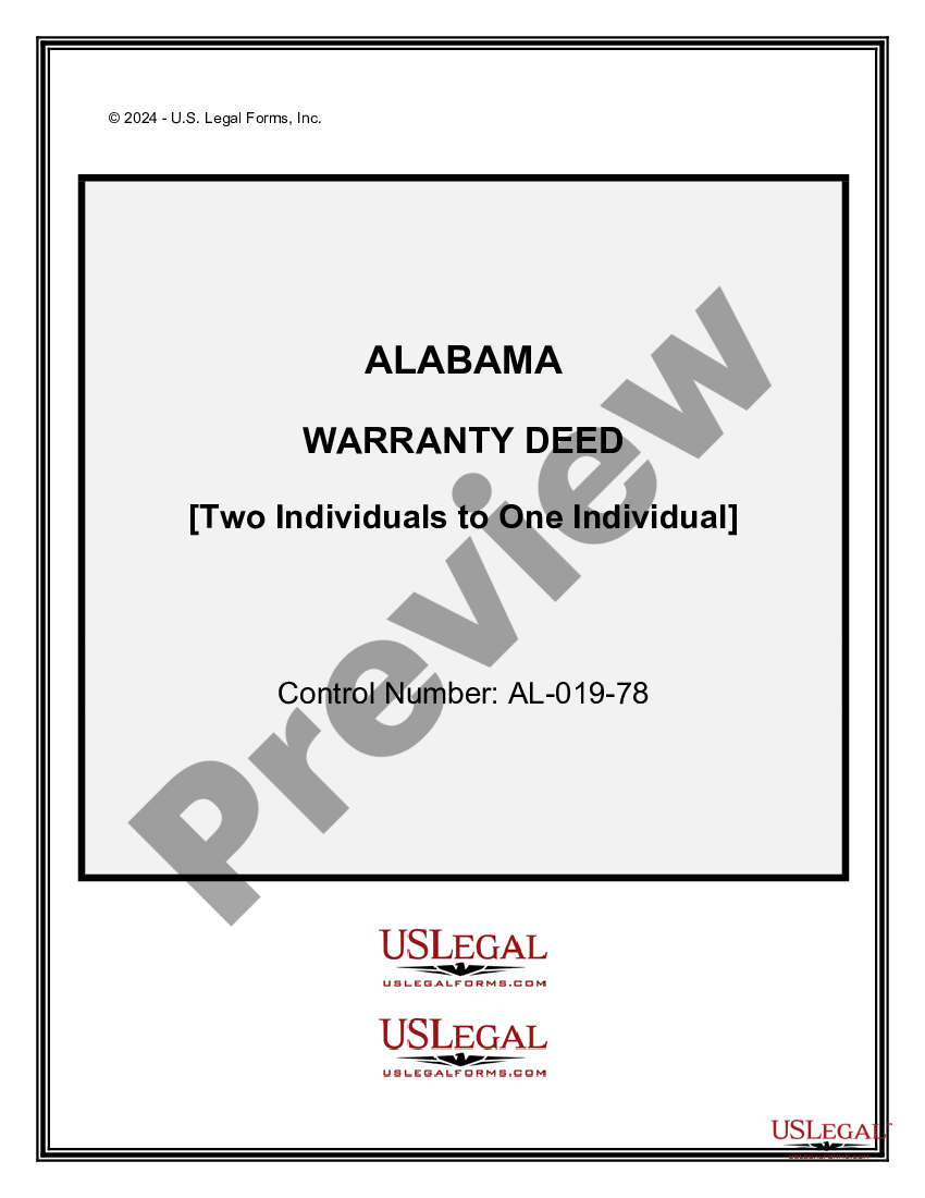 page 0 Warranty Deed - Two Individual Grantors to One Individual Grantee preview
