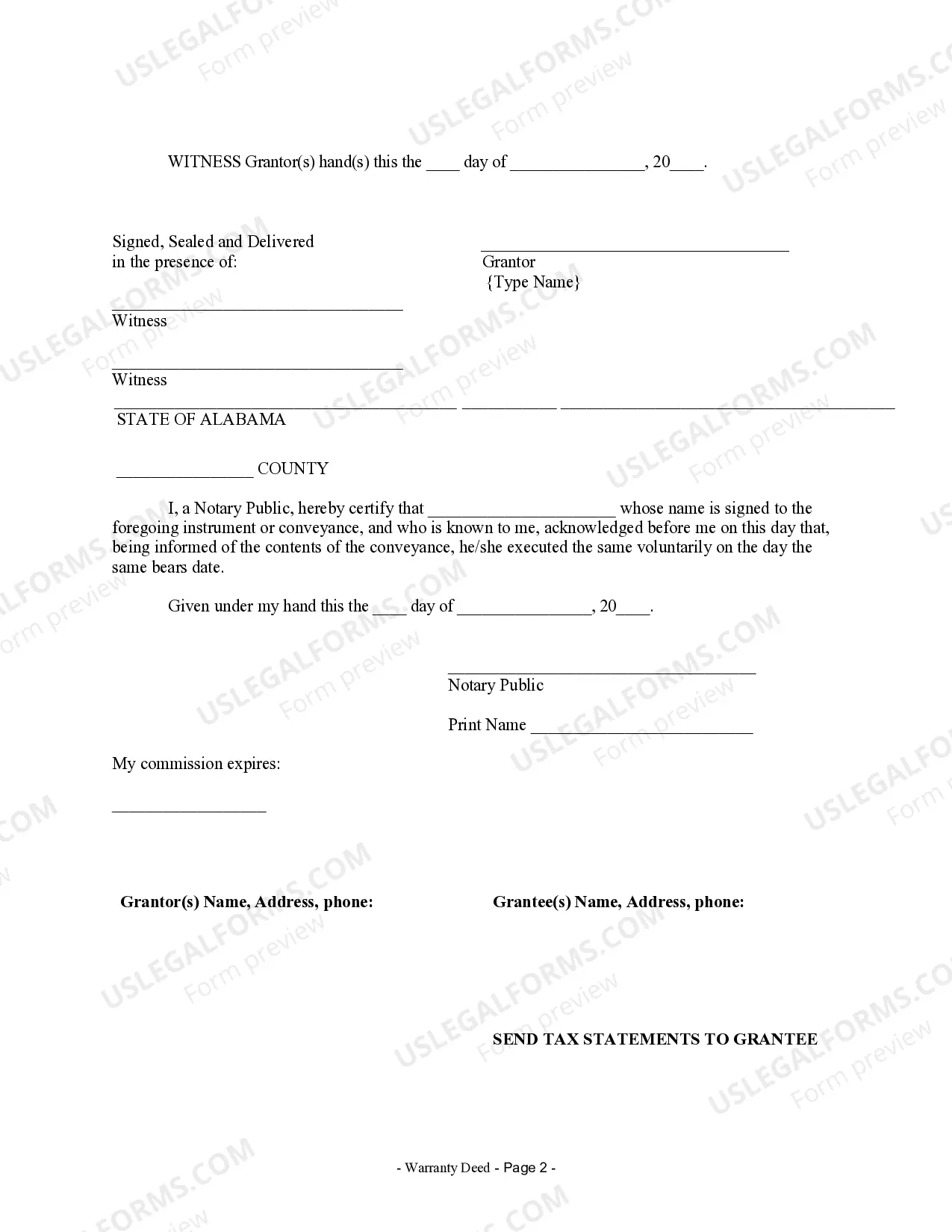 Preview Warranty Deed from Individual to Individual