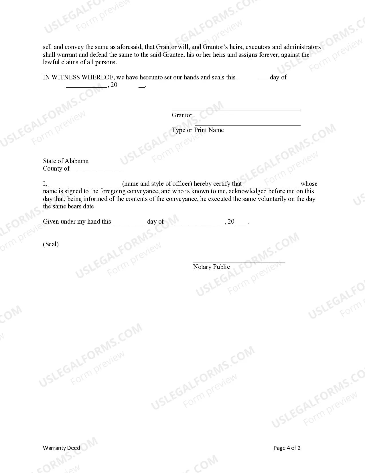 Preview Grant Deed from Individual to Individual