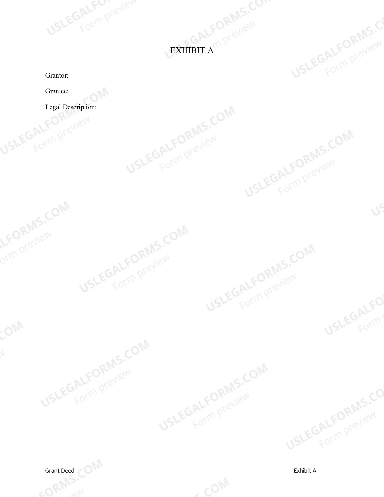 Preview Grant Deed from Individual to Individual