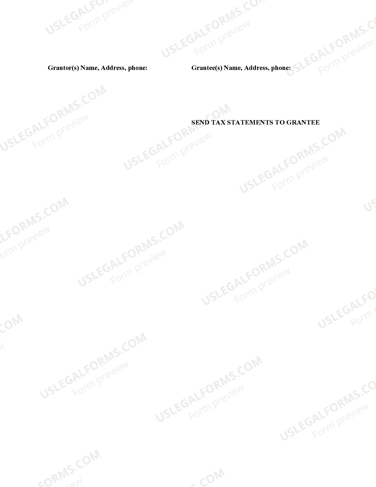 Preview Warranty Deed to Child Reserving a Life Estate in the Parents