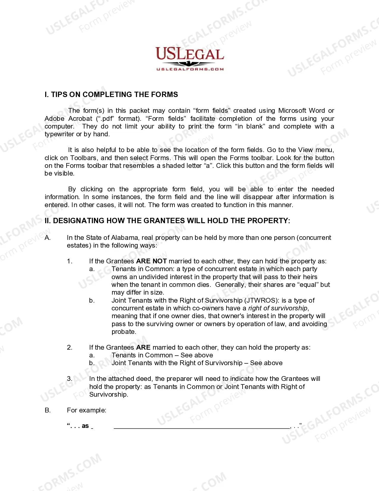 Preview Quitclaim Deed from Three Individuals to Two Individuals