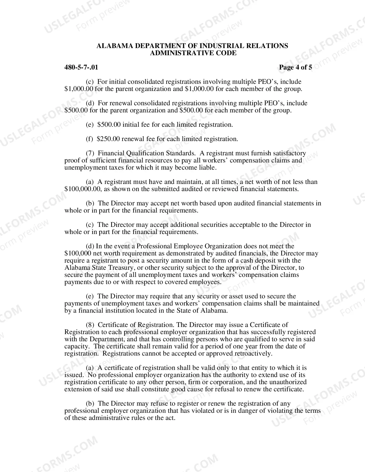Preview WC Administrative Code 480-5-7-.01