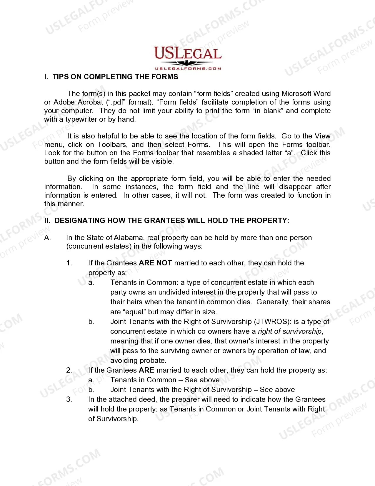 Preview Quitclaim Deed from an Individual to Five Individuals