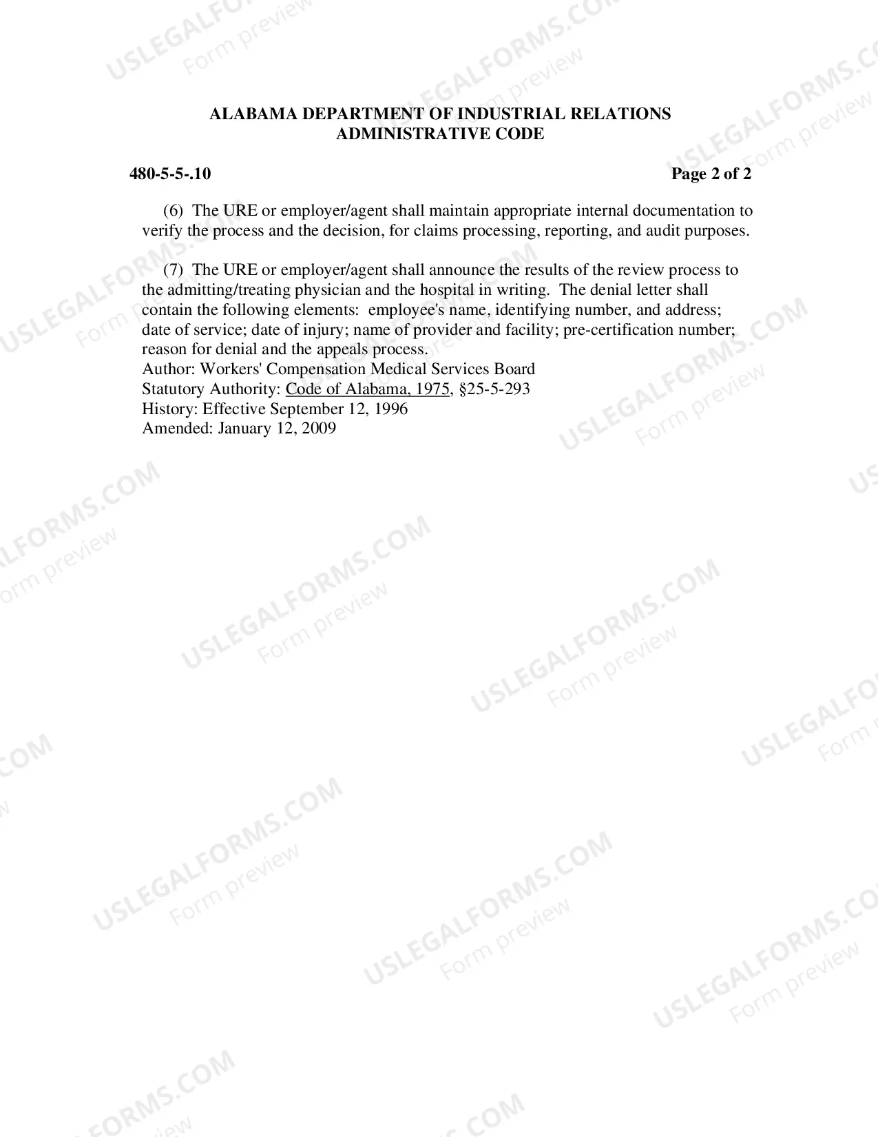 Preview Continued Stay Review Procedures